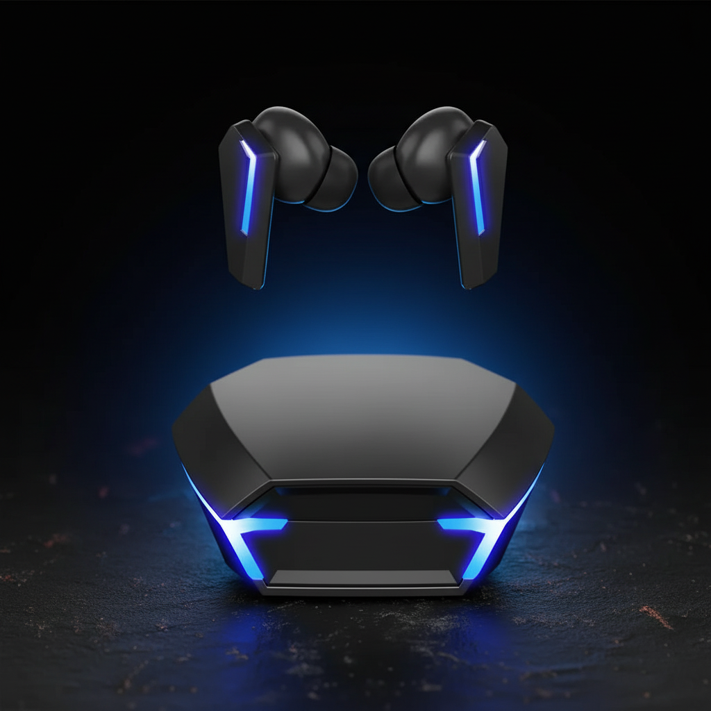 Écouteurs premium mise en valeur